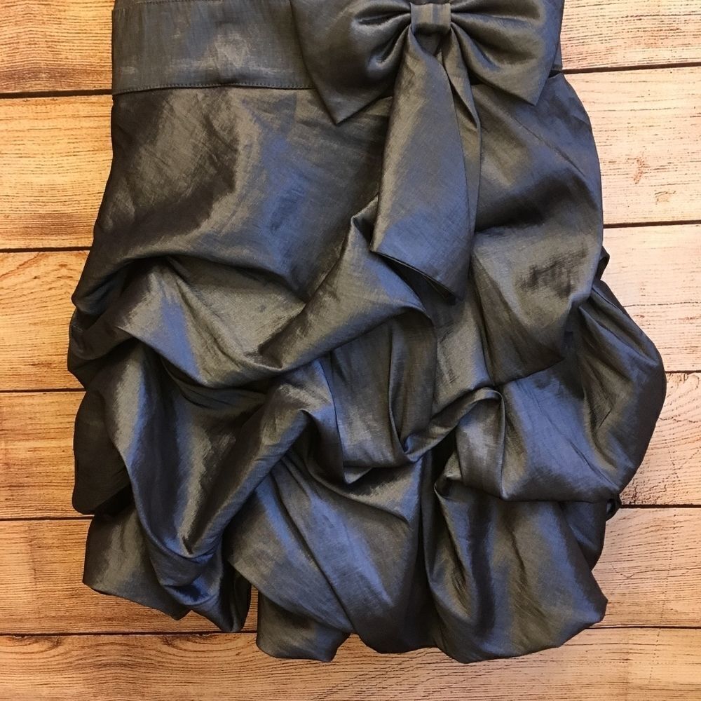 ‎MASQUERADE STRAPLESS RUFFLED SKIRT DRESS - Picture 6 of 8